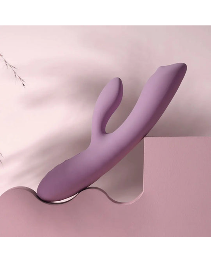 Vibrador Doble Estimulación Trysta NEO Rosa Romántico Controlado por APP Global By Svakom