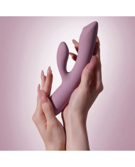 Vibrador Doble Estimulación Trysta NEO Rosa Romántico Controlado por APP Global By Svakom