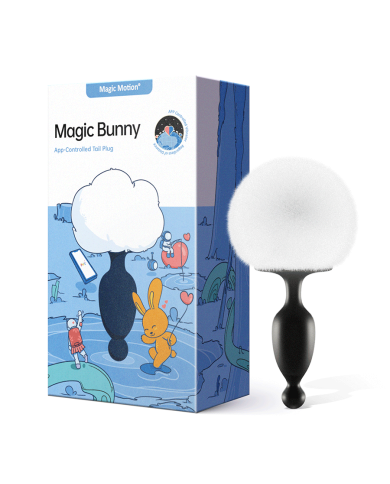 Plug Anal Vibrador Magic Bunny Controlado por APP Global