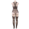 QUEEN LINGERIE BODYSTOCKING CUELLO DE TIRANTAS S-L