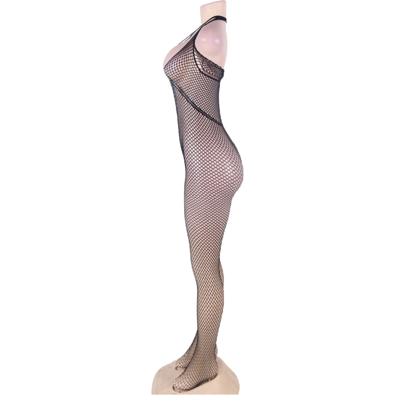 QUEEN LINGERING BODYSTOCKING CUELLO HALTER Y ESPALDA ABIERTA S-L