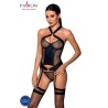 PASSION AMANDA CORSET CUERO ECOLOGICO S/M