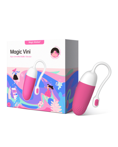 Huevo Vibrador Magic Vini Pink Controlado por APP Global