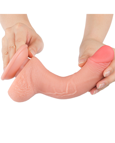Dildo Realista 7.5'' Sliding Skin Dual Layer Dong