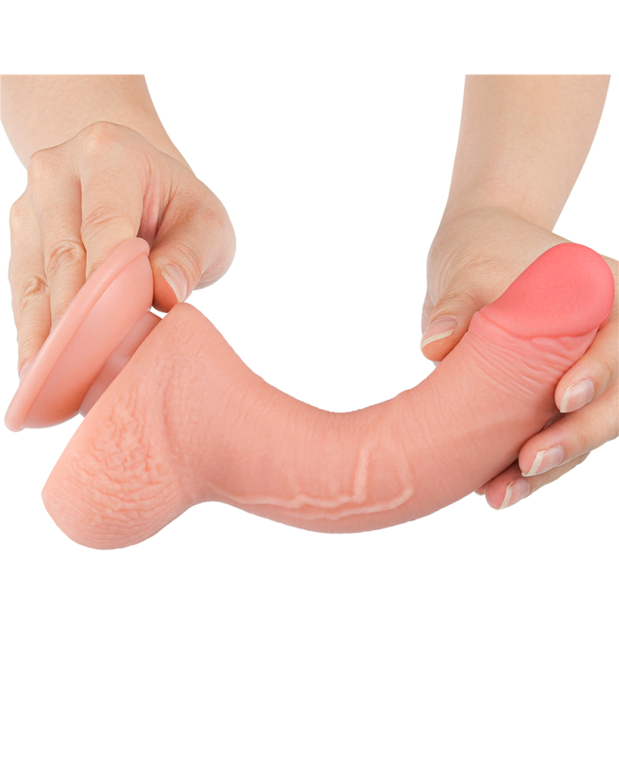 Dildo Realista 7.5'' Sliding Skin Dual Layer Dong