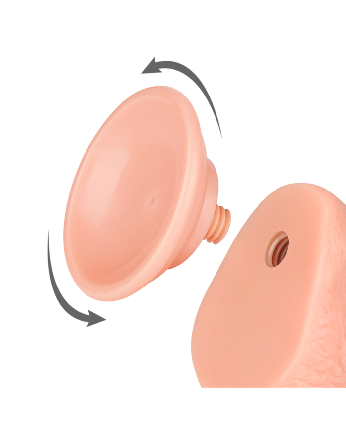 Dildo Realista 7.5'' Sliding Skin Dual Layer Dong