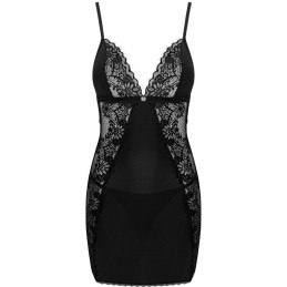 OBSESSIVE - MADERRIS CHEMISE & TANGA XS/S
