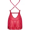 OBSESSIVE - LACELOVE BABYDOLL & TANGA ROJO M/L