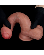 Dildo Realista 8'' Dual Layered Silicone Cock