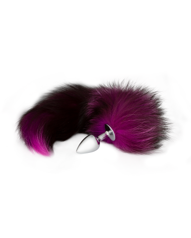 Plug Anal Magenta And Black Fox