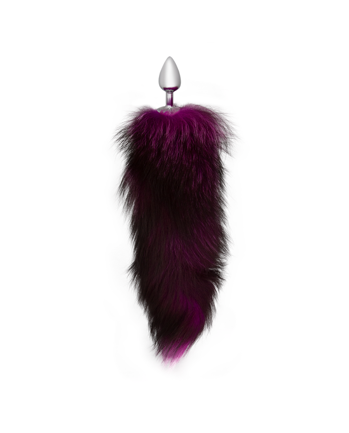 Plug Anal Magenta And Black Fox