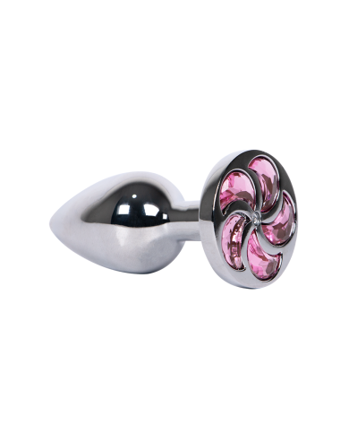 Plug Anal Espiral Rosa Talla S