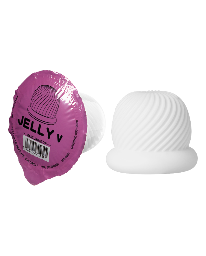 Jelly V Funda Para la Cabeza del Pene