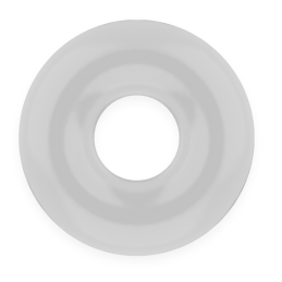 POWERING SUPER FLEXIBLE Y RESISTENTE ANILLO PENE  3.5CM CLEAR