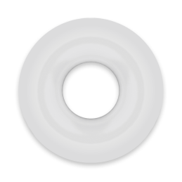 POWERING SUPER FLEXIBLE Y RESISTENTE ANILLO PENE  4.5CM CLEAR