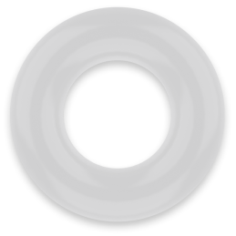 POWERING SUPER FLEXIBLE Y RESISTENTE ANILLO PENE  3.8CM PR04 CLEAR