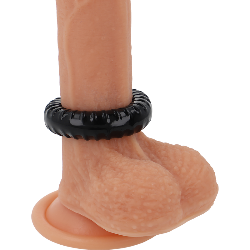 POWERING SUPER FLEXIBLE Y RESISTENTE ANILLO PENE  4.5CM PR07 NEGRO