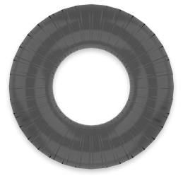 POWERING SUPER FLEXIBLE Y RESISTENTE ANILLO PENE  4.5CM PR07 NEGRO