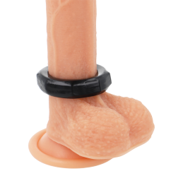 POWERING SUPER FLEXIBLE Y RESISTENTE ANILLO PENE  5CM PR10 NEGRO