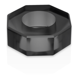POWERING SUPER FLEXIBLE Y RESISTENTE ANILLO PENE  5CM PR10 NEGRO