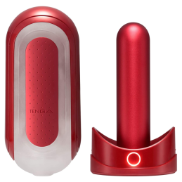 TENGA FLIP 0 (ZERO) ROJO CON CALENTADOR