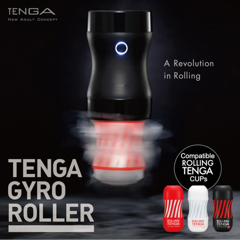 ROLLING TENGA GYRO ROLLER CUP GENTLE MASTURBADOR