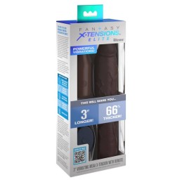 PIPEDREAMS SLEEVE 22,86 CM + 7,62 CM PLUG REMOTE BROWN