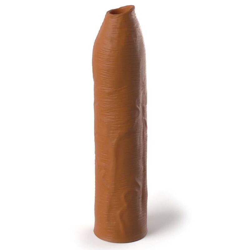 PIPEDREAMS EXTENSION SLEEVE UNCUT 17,78 CM CARAMEL