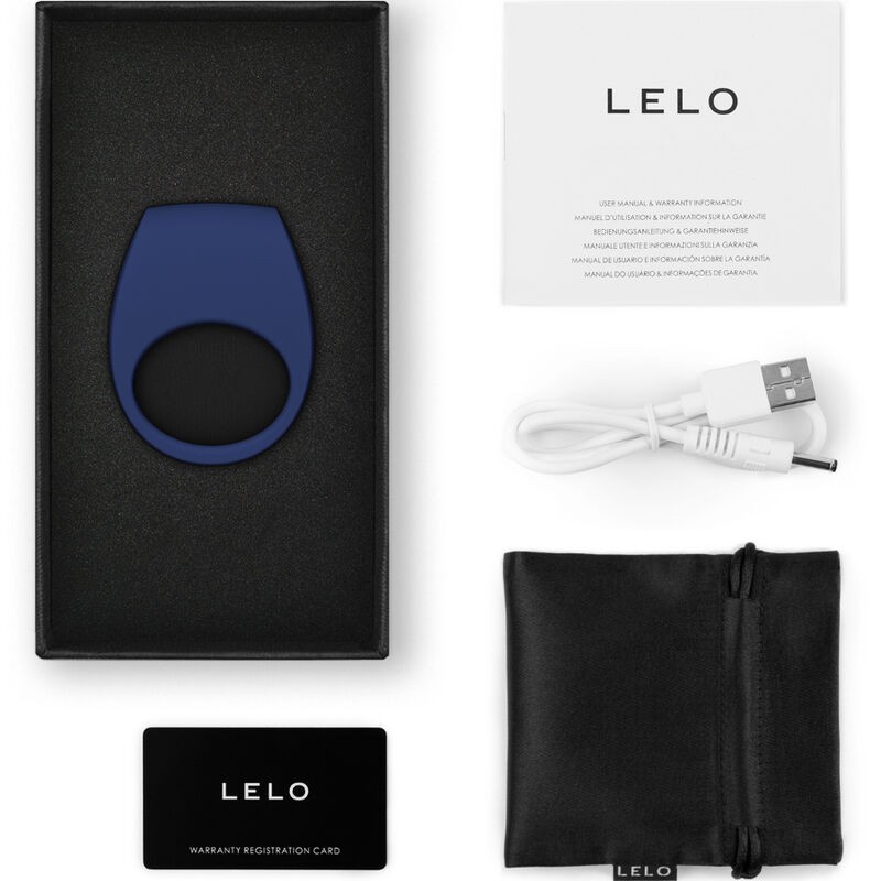 LELO - TOR 3 ANILLO VIBRADOR AZUL