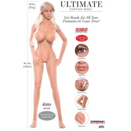 PIPEDREAM EXTREME ULTIMATE FANTASY DOLLS KITTY (168 CM)