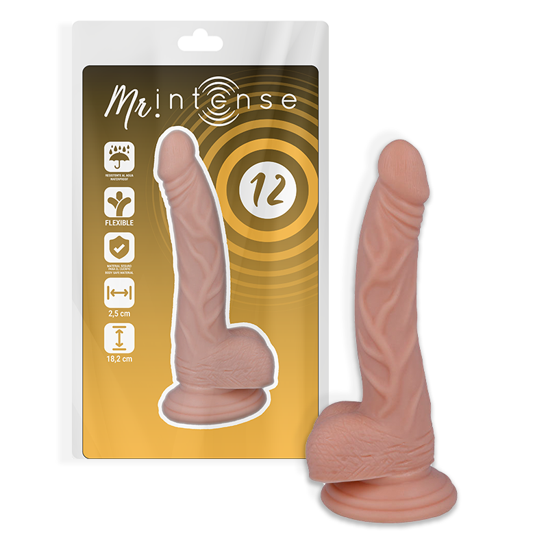 MR INTENSE 12 PENE REALISTICO 18.2 -O- 2.5CM