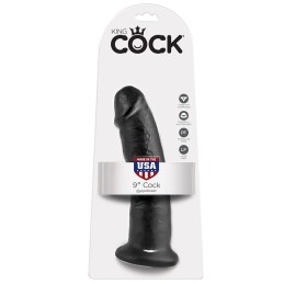 KING COCK 9" PENE NEGRO 22.9 CM