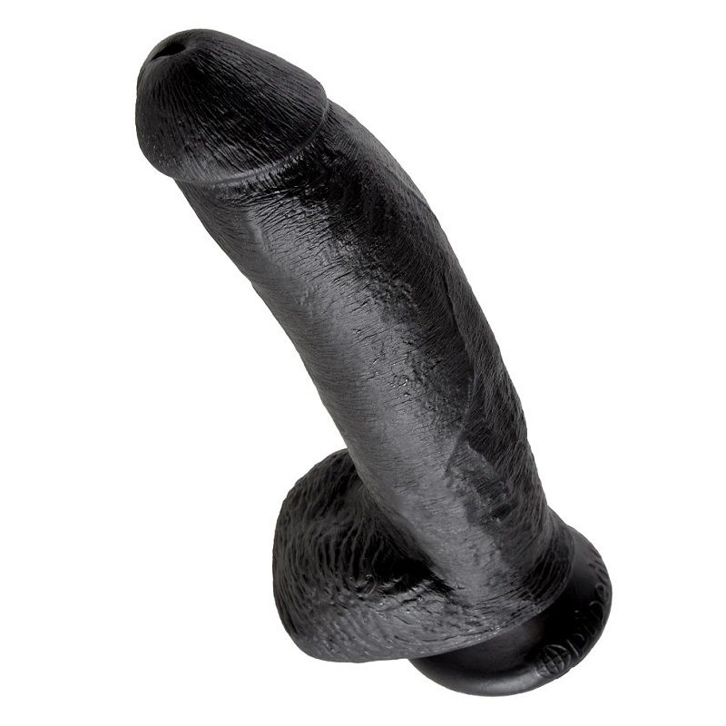 KING COCK 9" PENE REALISTICO NEGRO 22.9CM