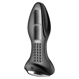 SATISFYER ROTATOR PLUG 2+ PLUG VIBRADOR APP -NEGRO