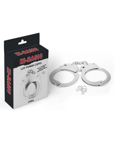 Luv Punish Cuffs Silver