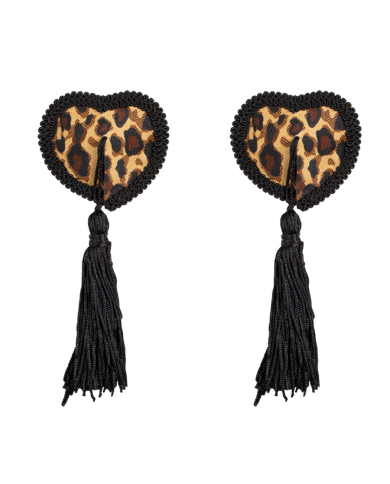 Cubrepezones Burlesque Leopardo