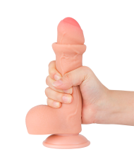 Dildo Realista 7'' Sliding Skin Dual Layer Dong