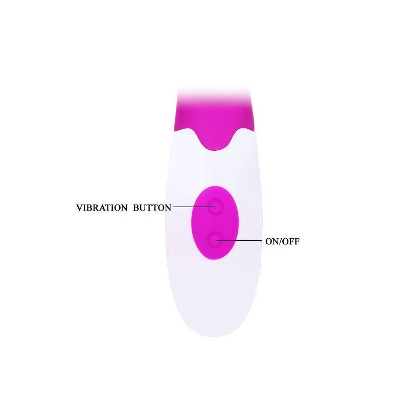 PRETTY LOVE FLIRTATION - VIBRADOR CON ESTIMULADOR CLITORIS ALVIS