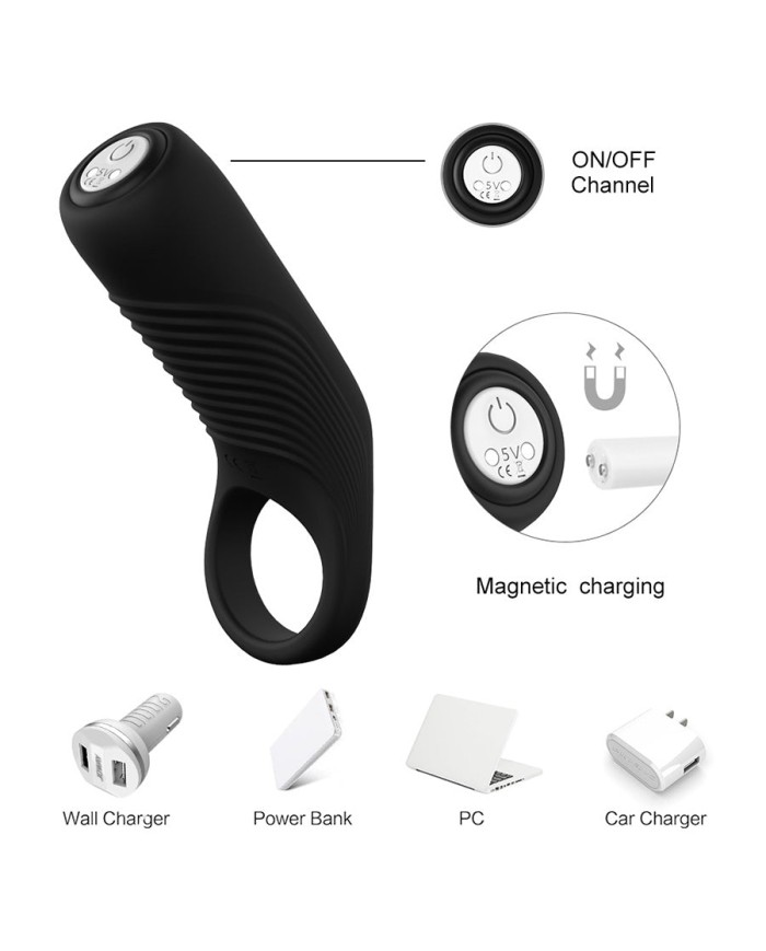 Anillo Vibrador Lure Black Anillo Vibrador Lure Black