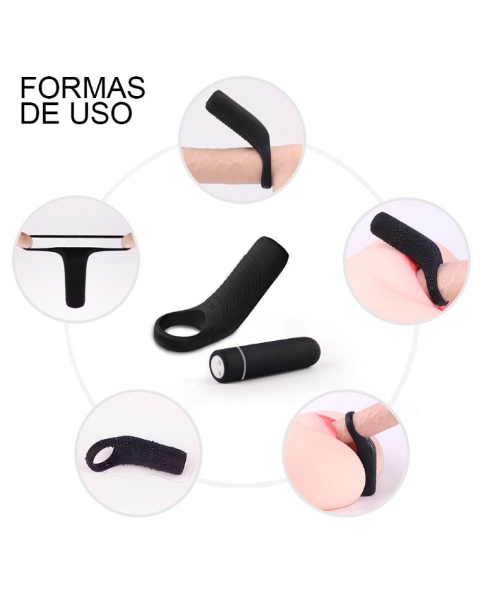Anillo Vibrador Lure Black Anillo Vibrador Lure Black