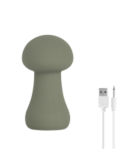 Masajeador Mushroom Shaped Green