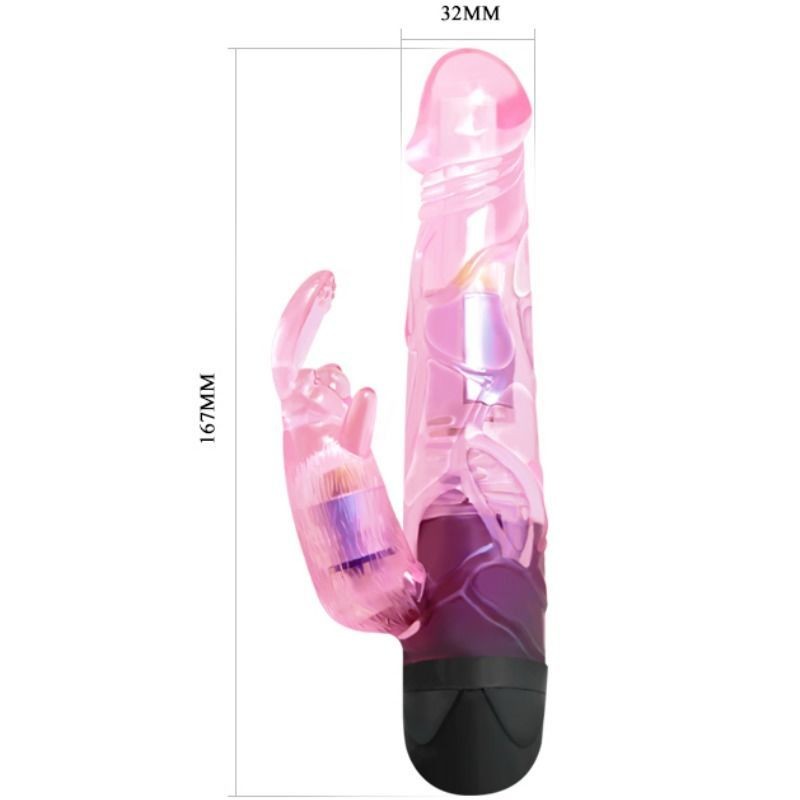 GIVE YOU LOVER VIBRADOR CON RABBIT ROSA