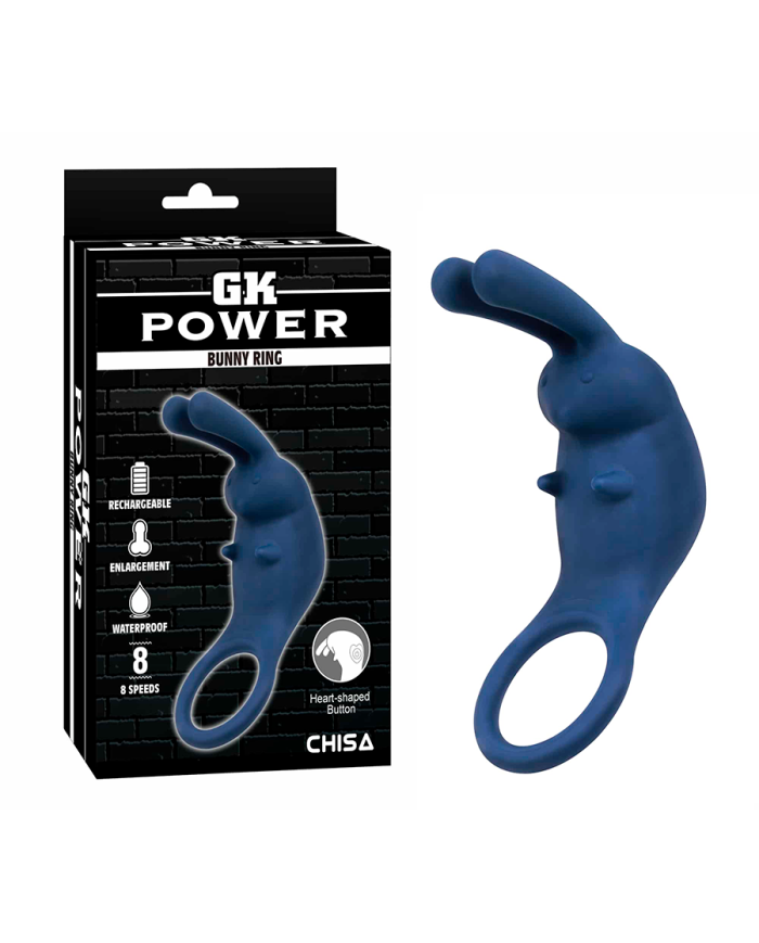 Anillo Vibrador Bunny Ring Blue