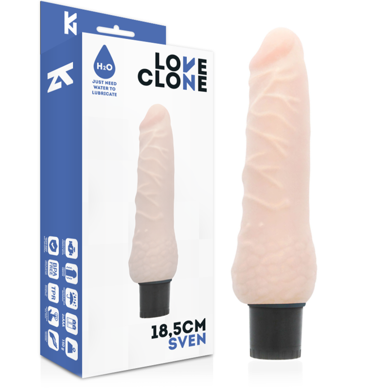 LOVECLONE SVEN SELF LUBRICATION VIBRADOR 18.5CM