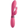 OMG SELFIE SILICONE VIBRATOR RABBIT PINK