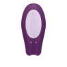 SATISFYER DOUBLE JOY CON APP - MORADO