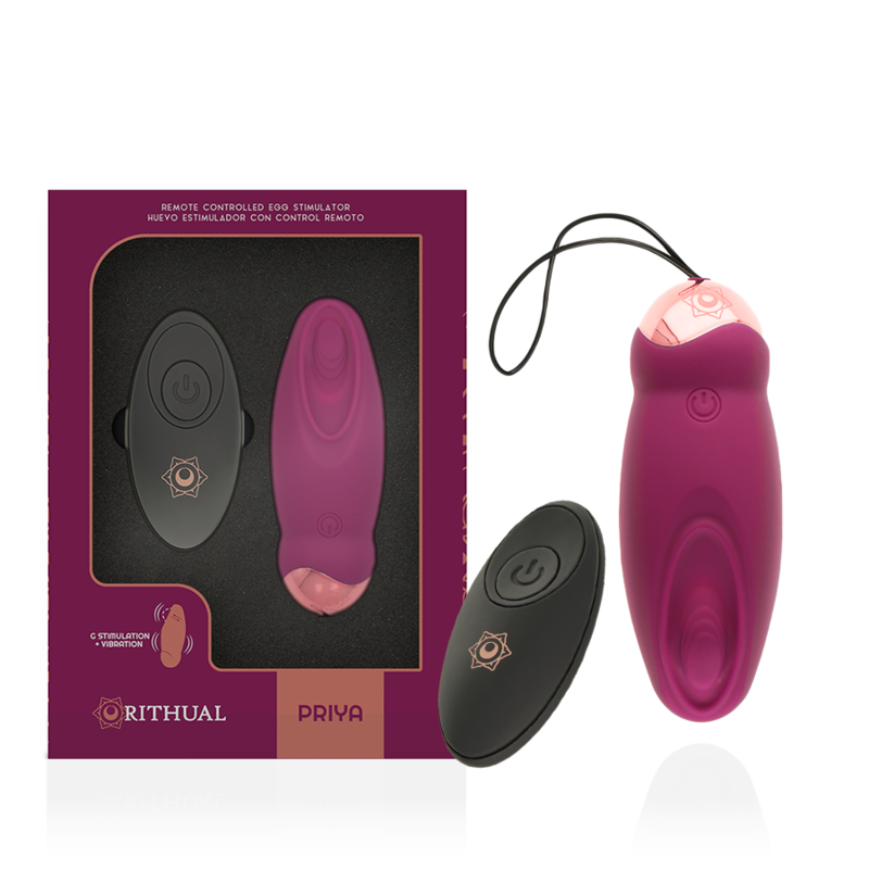 RITHUAL PRIYA HUEVO CONTROL REMOTO G-SPOT + VIBRACIÓN