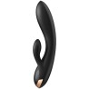 SATISFYER DOUBLE FLEX VIBRADOR APP - NEGRO