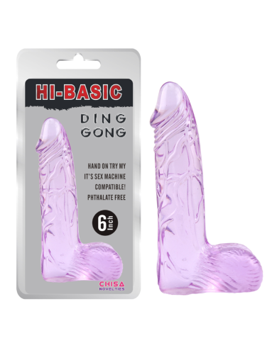 Dildo Ding Dong 6'' Purple