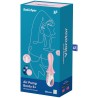 SATISFYER AIR PUMP BOOTY 5+ VIBRADOR ANAL INFLABLE - ROSA